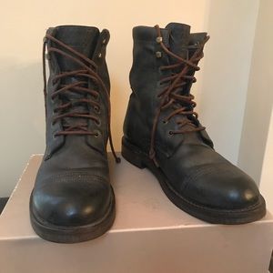 FRYE Men’s Brown Leather Boots Sz 10